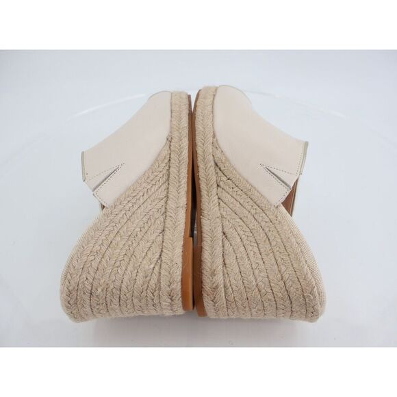 Cole Haan Cloudfeel Southcrest Mule Women's 9.5 Sandals Ivory Leather Espadrille - Picture 6 of 8